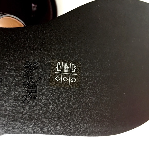 SALE New COACH Cassidy Leather Sandals - Picture 6 of 8